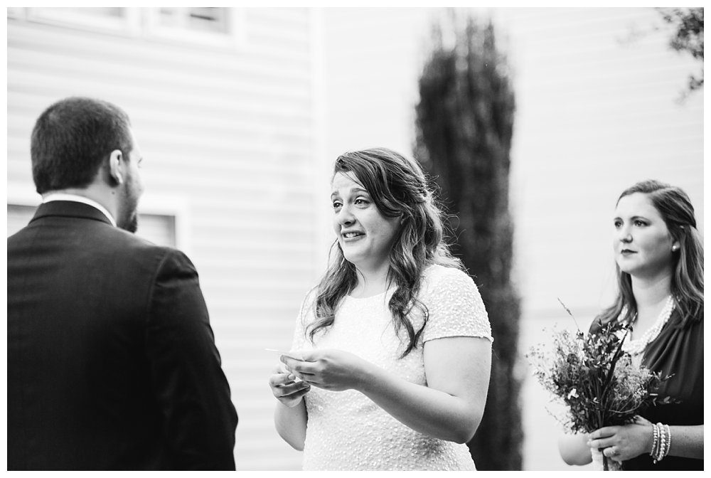 Fredericksburg Intimate Backyard Wedding