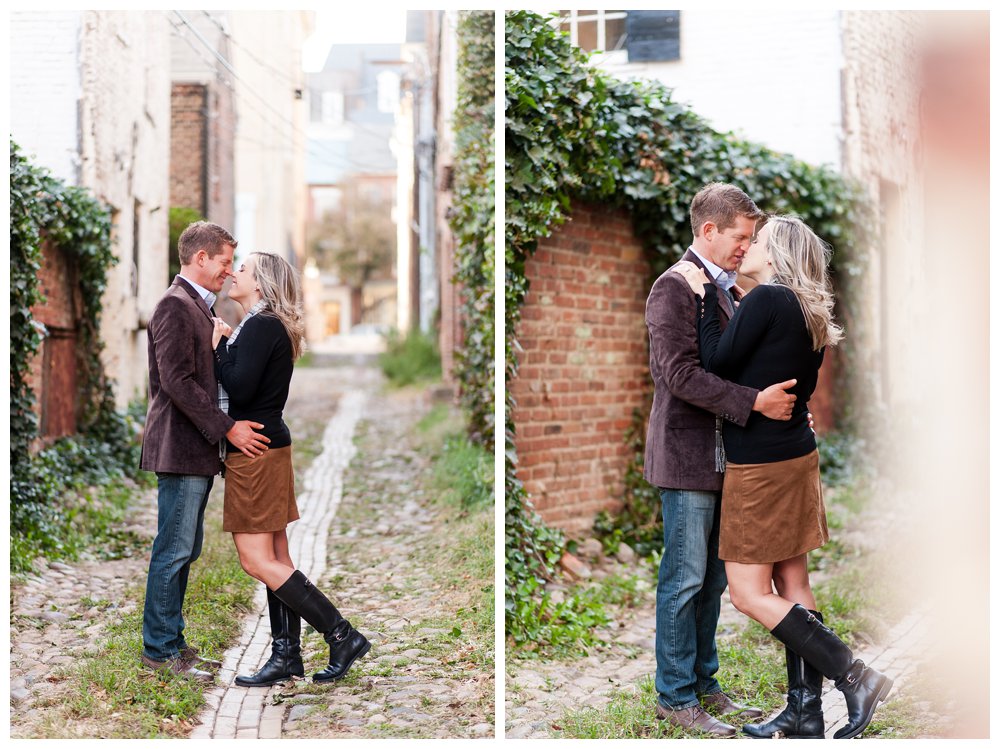 Old town Alexandria Engagement Photography