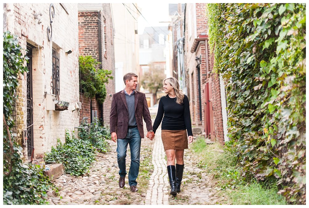 Old town Alexandria Engagement Photography