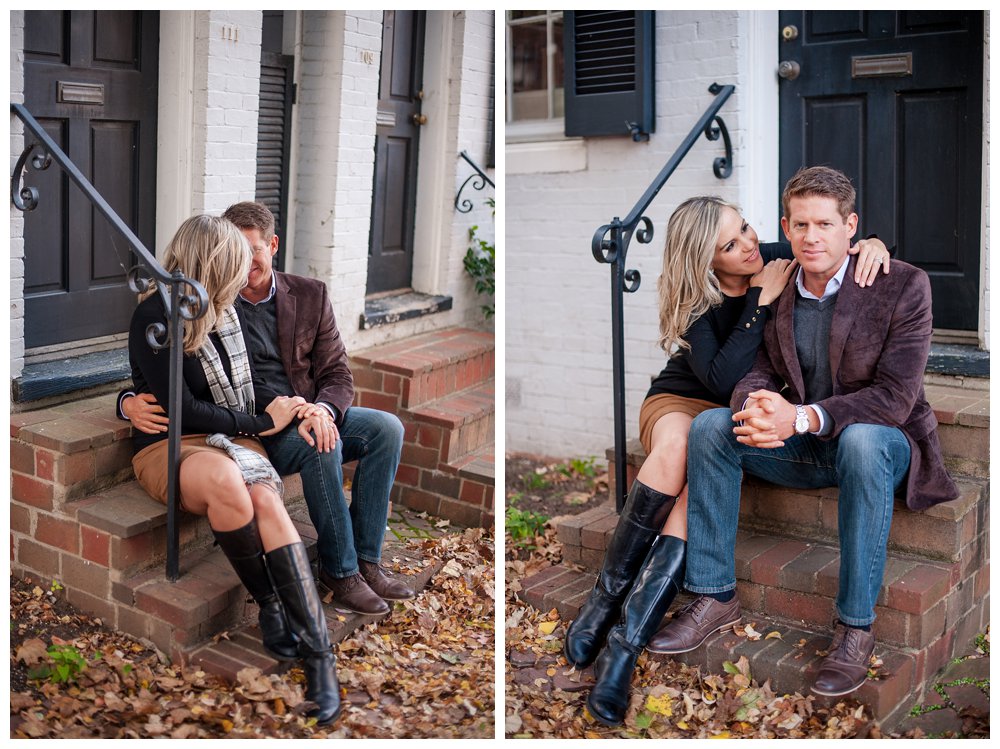 Old town Alexandria Engagement Photography