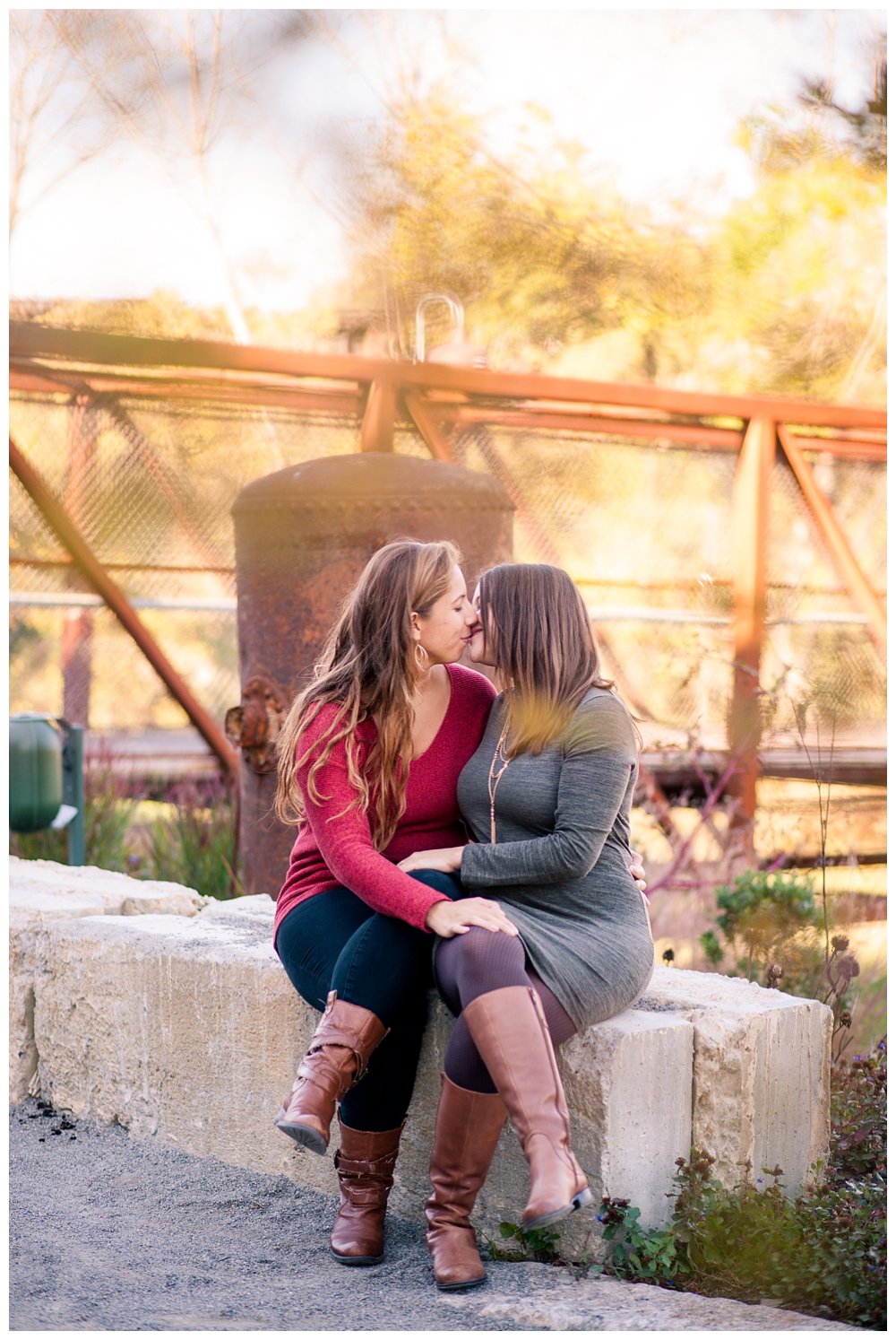 Richmond same sex engagement session