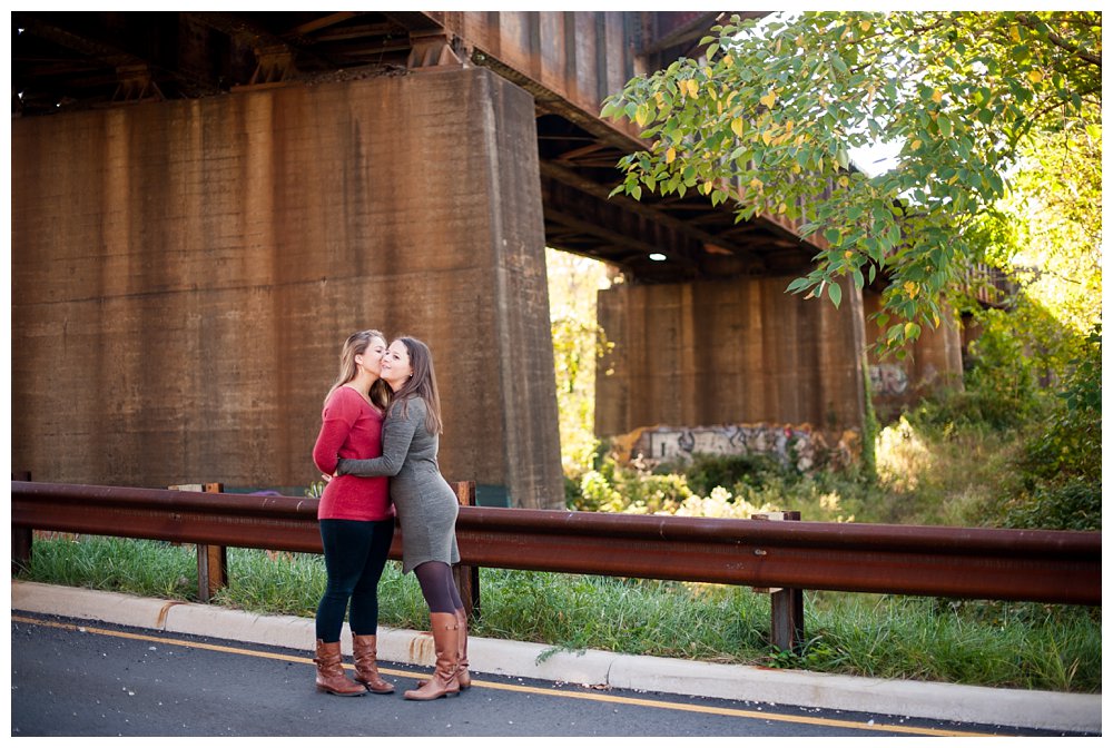 Richmond same sex engagement session