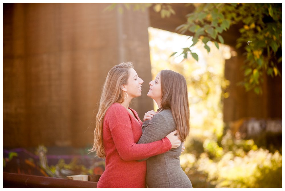 Richmond same sex engagement session