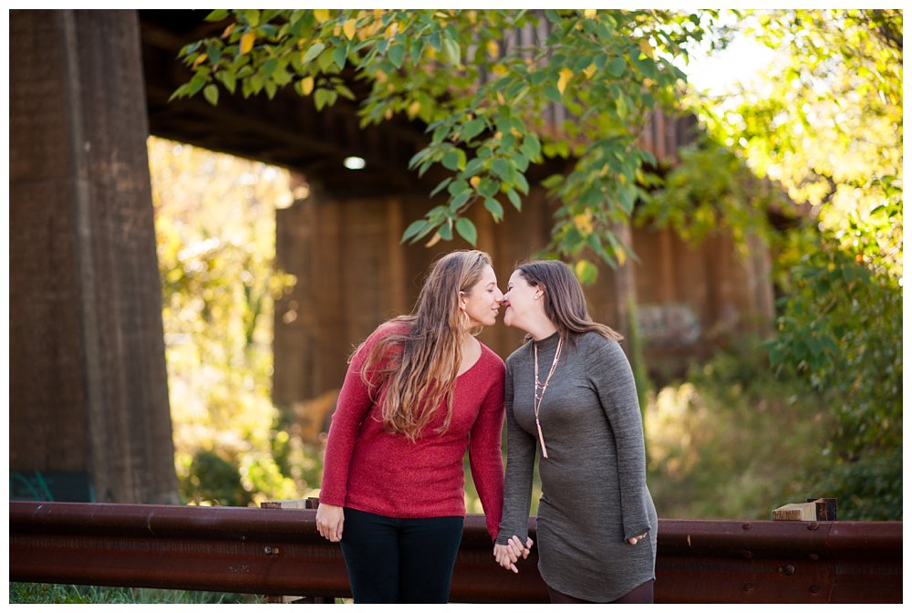 Richmond same sex engagement session