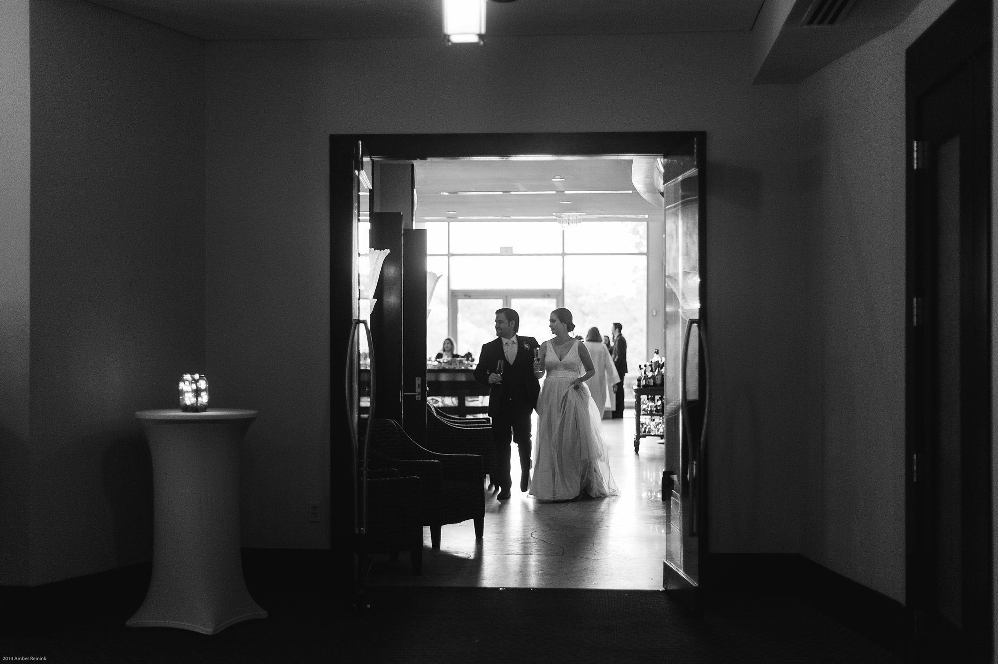 bride and groom during 2941 restaurant wedding Vienna Virginia