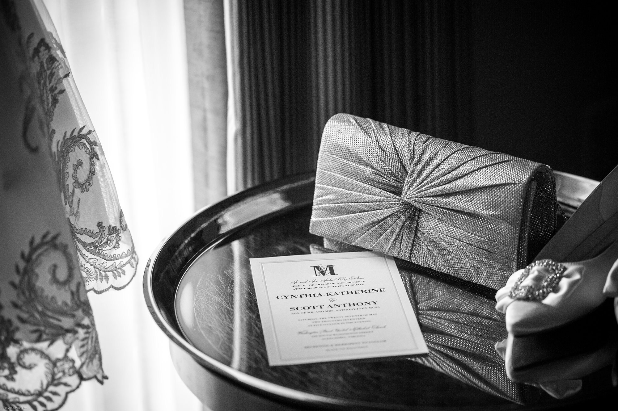 Bridal details at The Alexandrian Hotel Alexandria Virginia