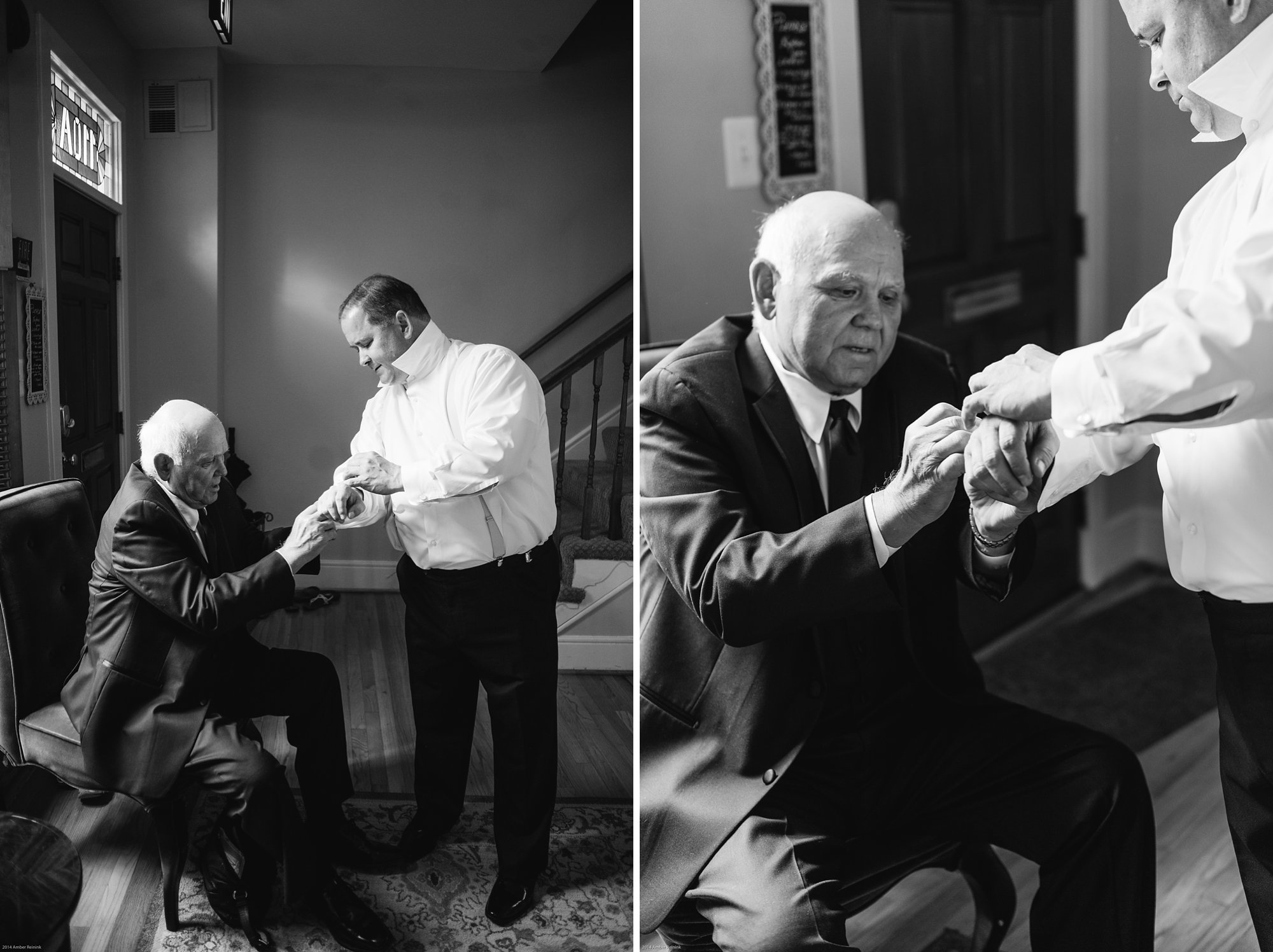 groom getting ready alexandrian hotel wedding pictures Alexandria Virginia