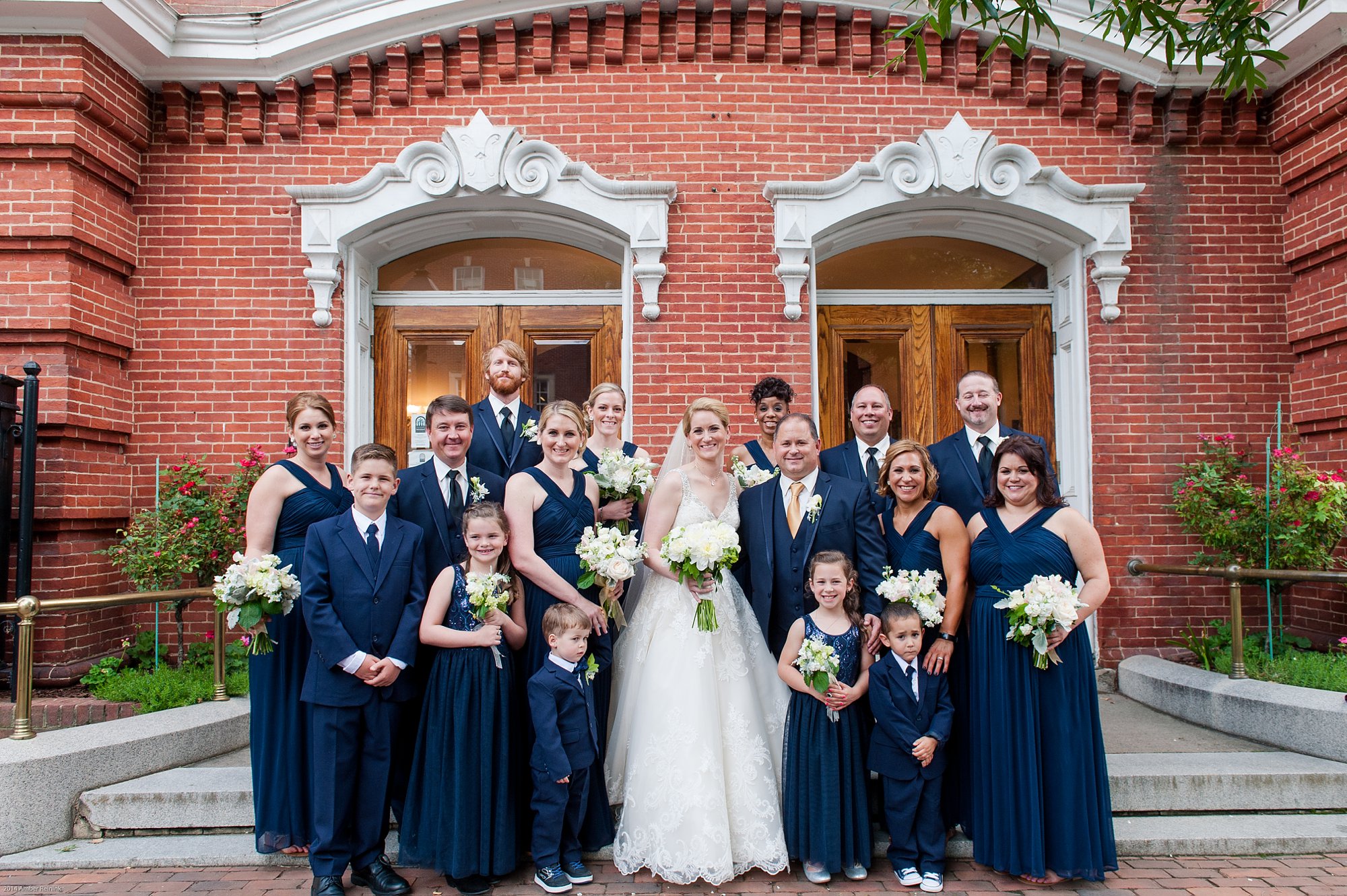 the alexandrian hotel wedding pictures Alexandria Virginia wedding party portrait