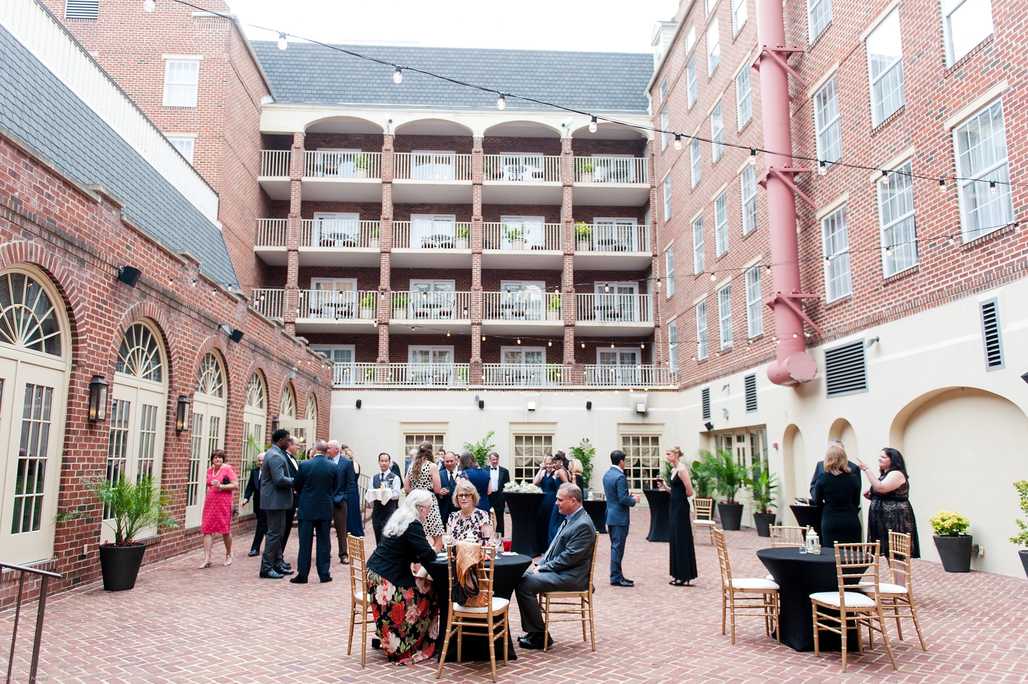 the alexandrian hotel wedding pictures Alexandria Virginia cocktail hour