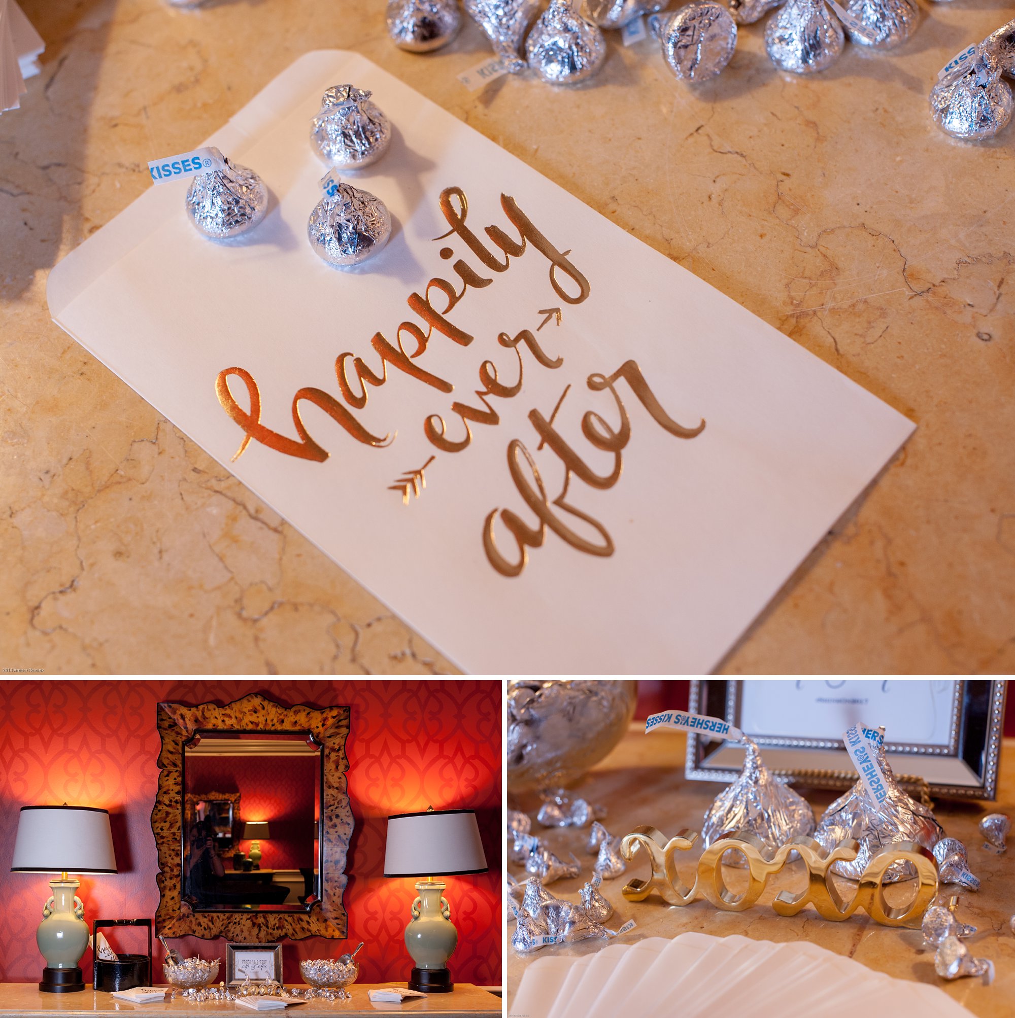 the alexandrian hotel wedding pictures Alexandria Virginia candy bar with Hershey's kisses