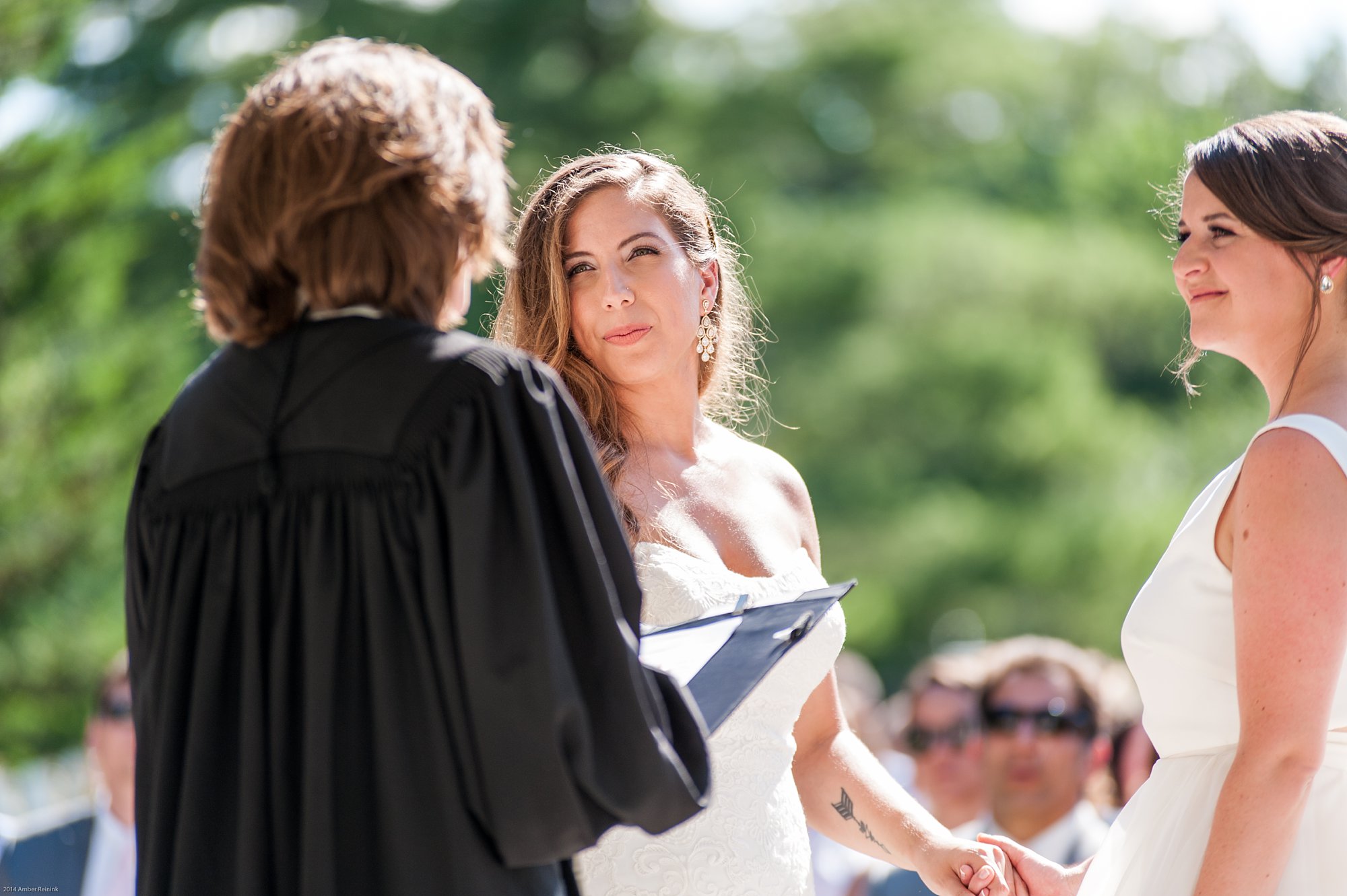 two brides fauquier springs country club wedding amber kay photography