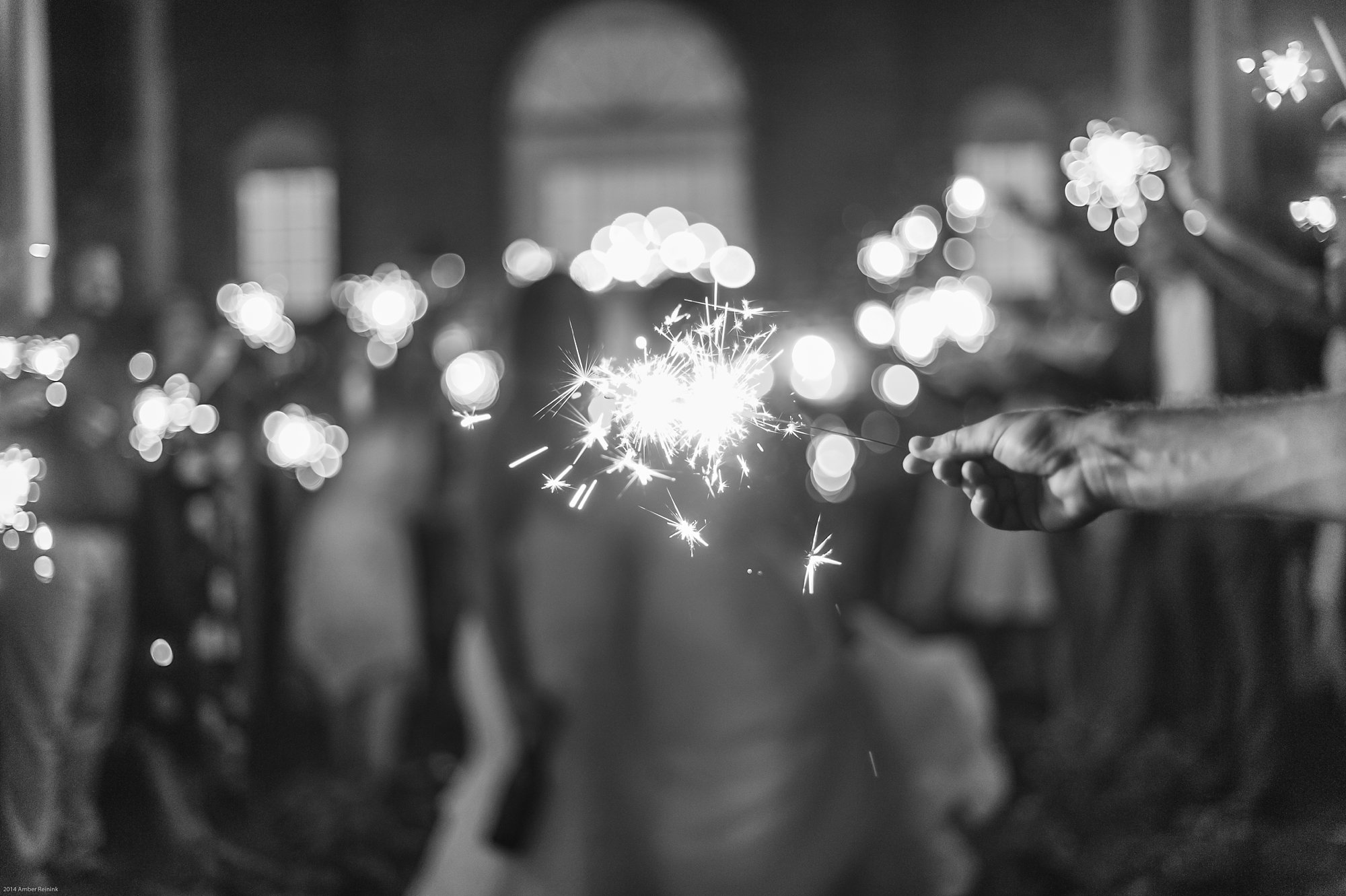 two brides sparkler exit with kiss fauquier springs country club wedding Warrenton Virginia amber kay photography