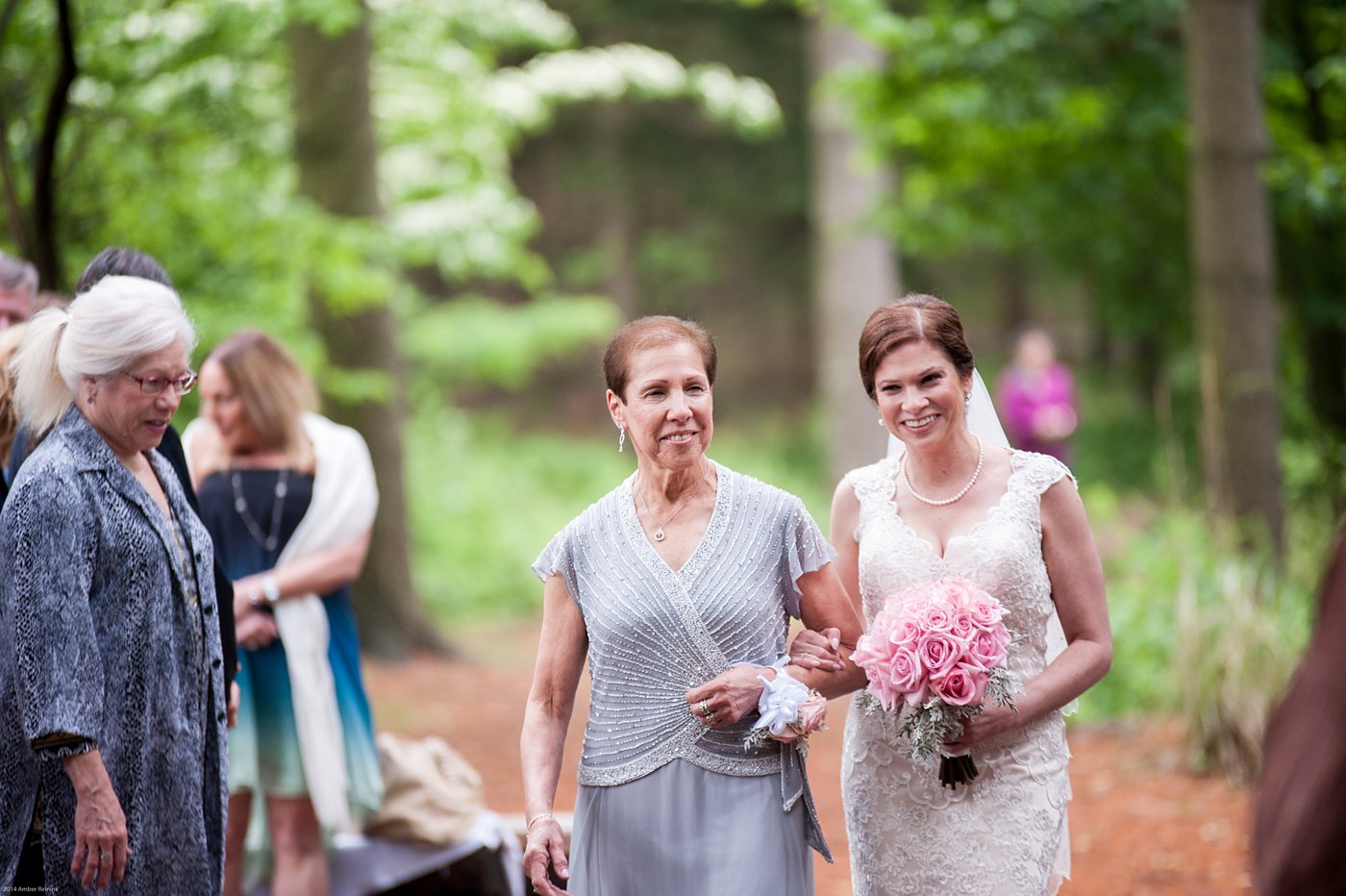 Wedding ceremony in the middle of the woods Thorpewood Mountain Memories Thurmont, MD