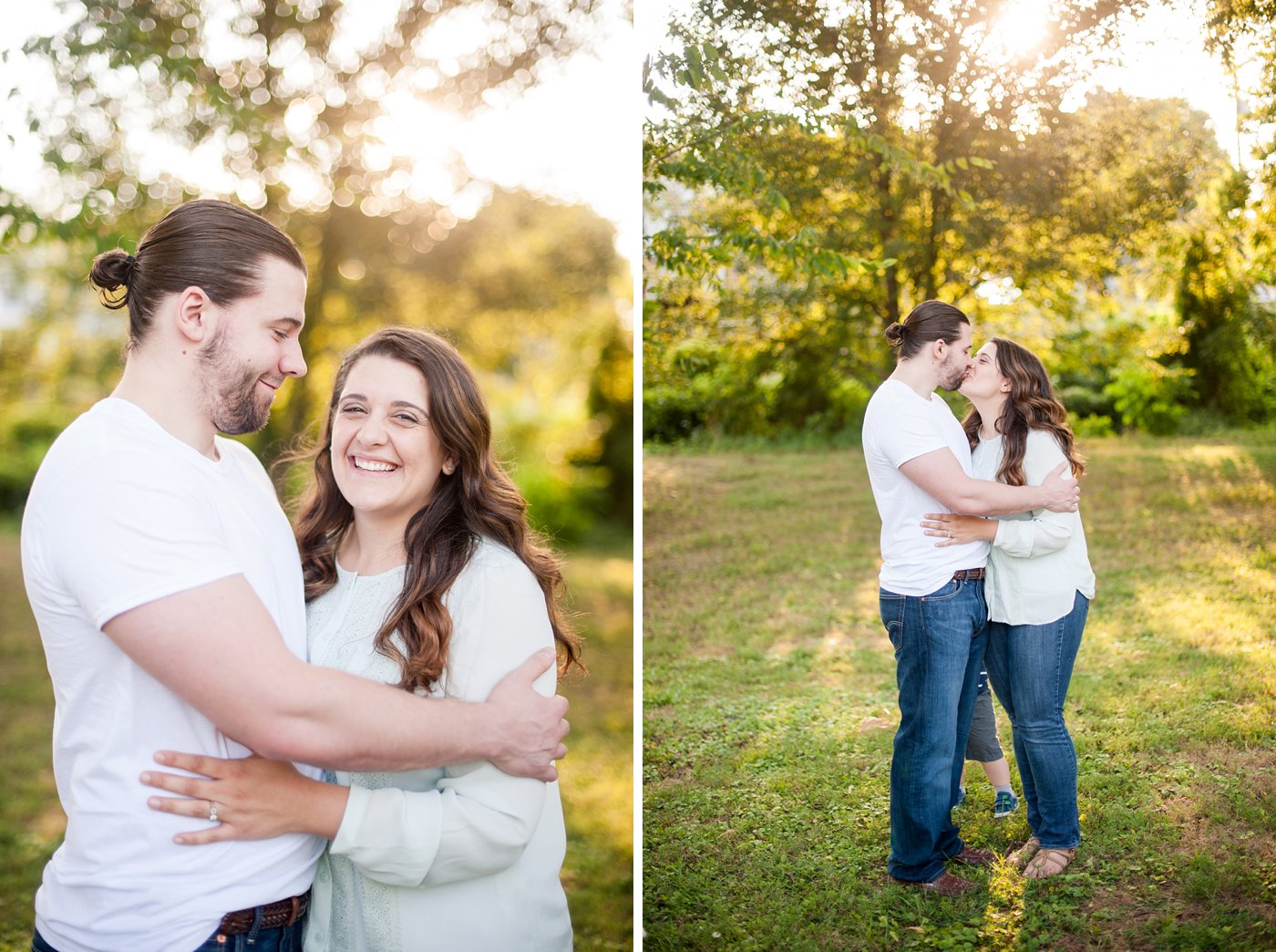 Richmond Virginia engagement session which doubled as a family session