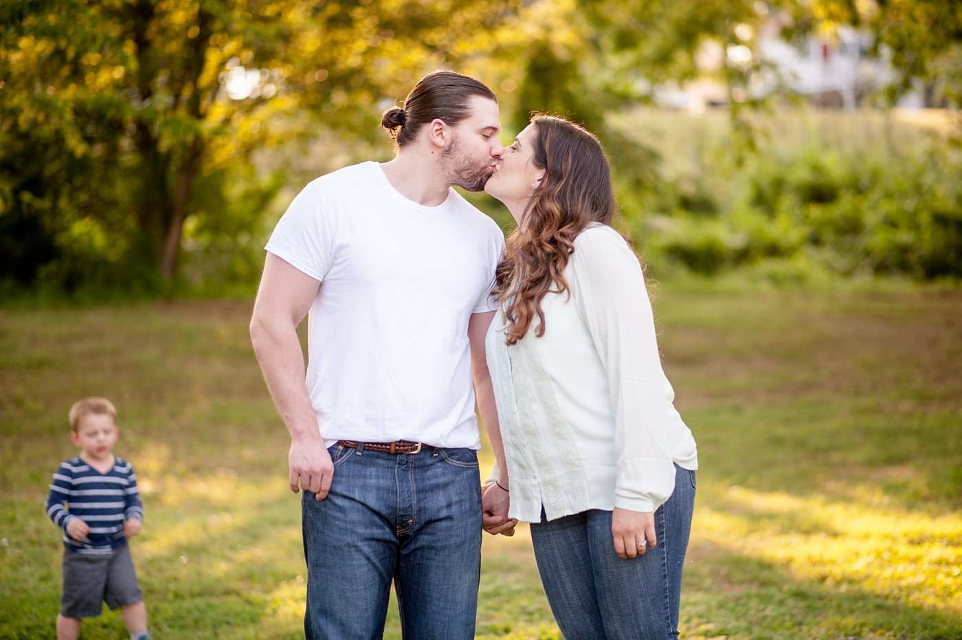 Richmond Virginia engagement session which doubled as a family session