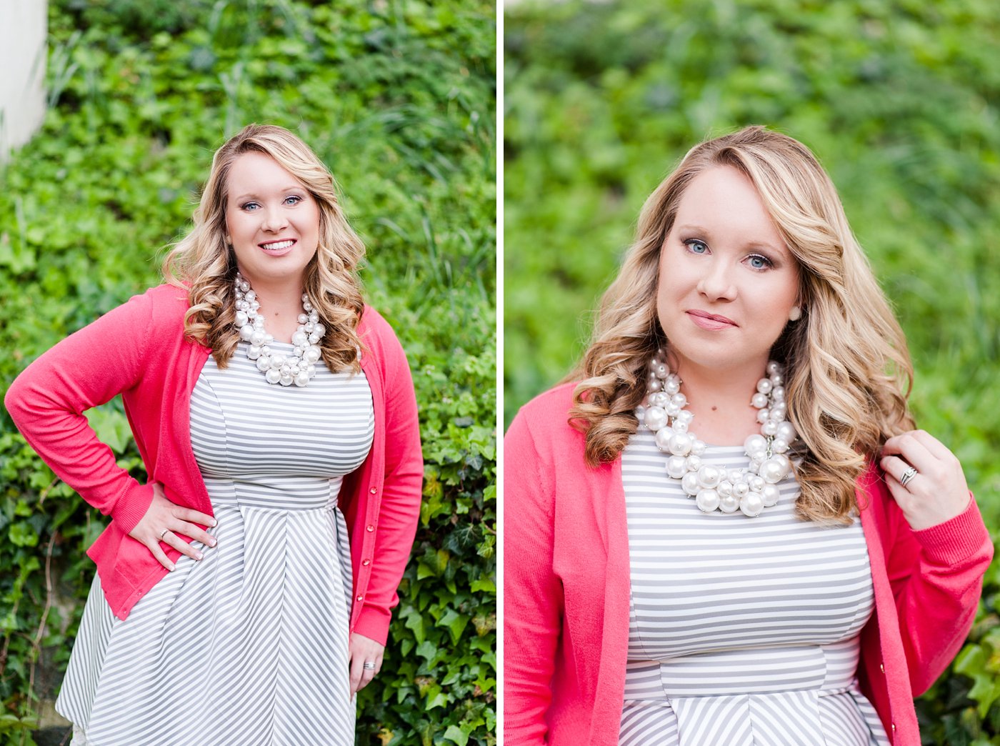 Modern headshots and branding session with wedding planner