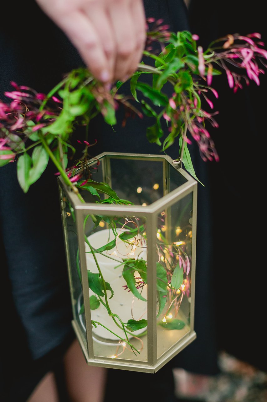 wedding lantern bouquet