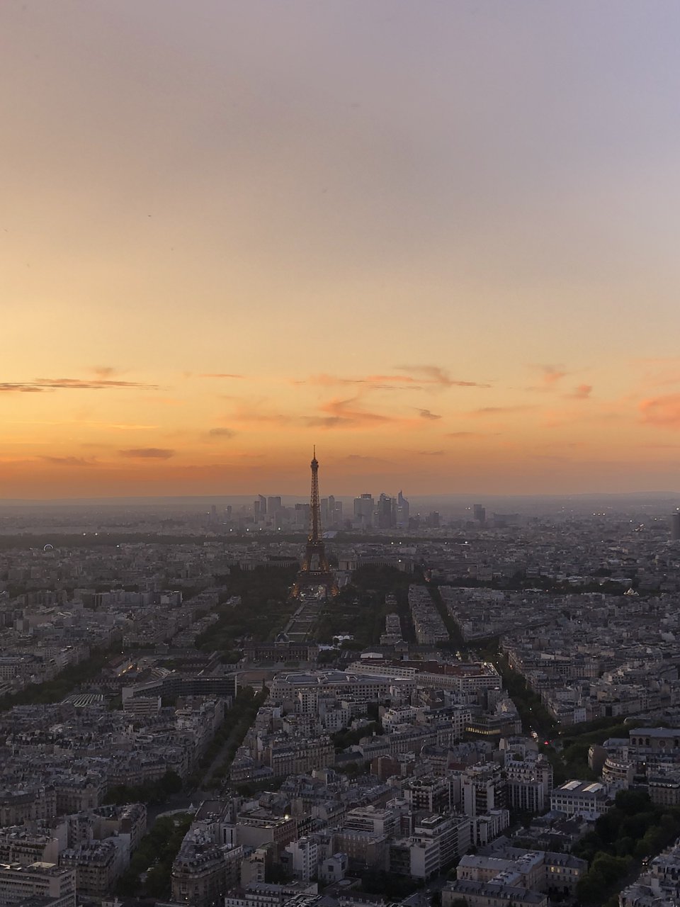 5 days in paris france detailed itinerary sunset view of paris from montparnasse tower